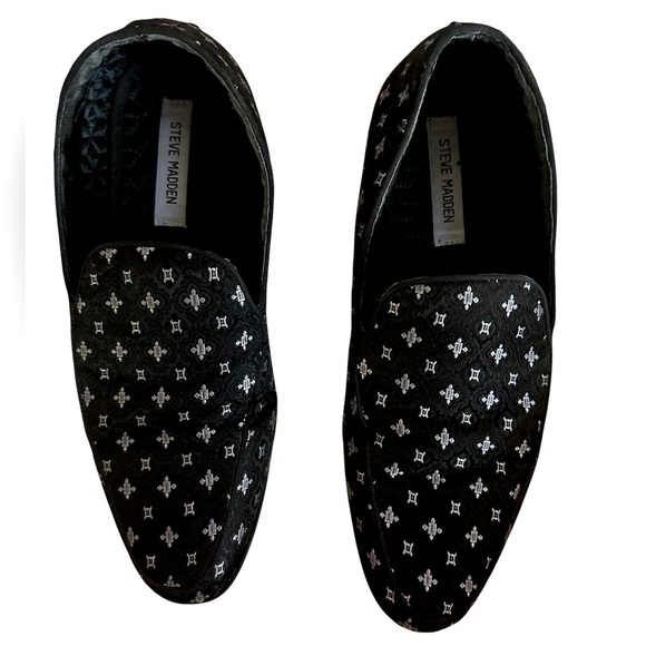 Steve Madden Black men’s loafers. Size 9 - Picture 1 of 7